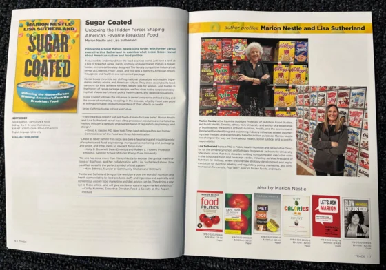 The Evolution of Food Literacy: Marion Nestle Announces New Work, Sugar Coated