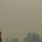 A Choking Haze: North American Wildfire Smoke Triggers Unprecedented Air Quality Crisis