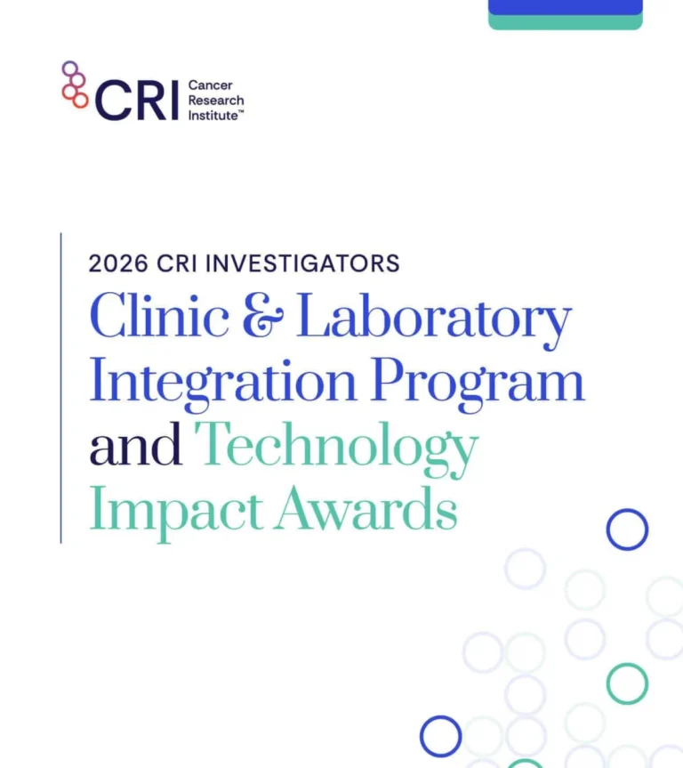 Fueling the Next Frontier: Cancer Research Institute Announces 2026 CLIP and Technology Impact Awards